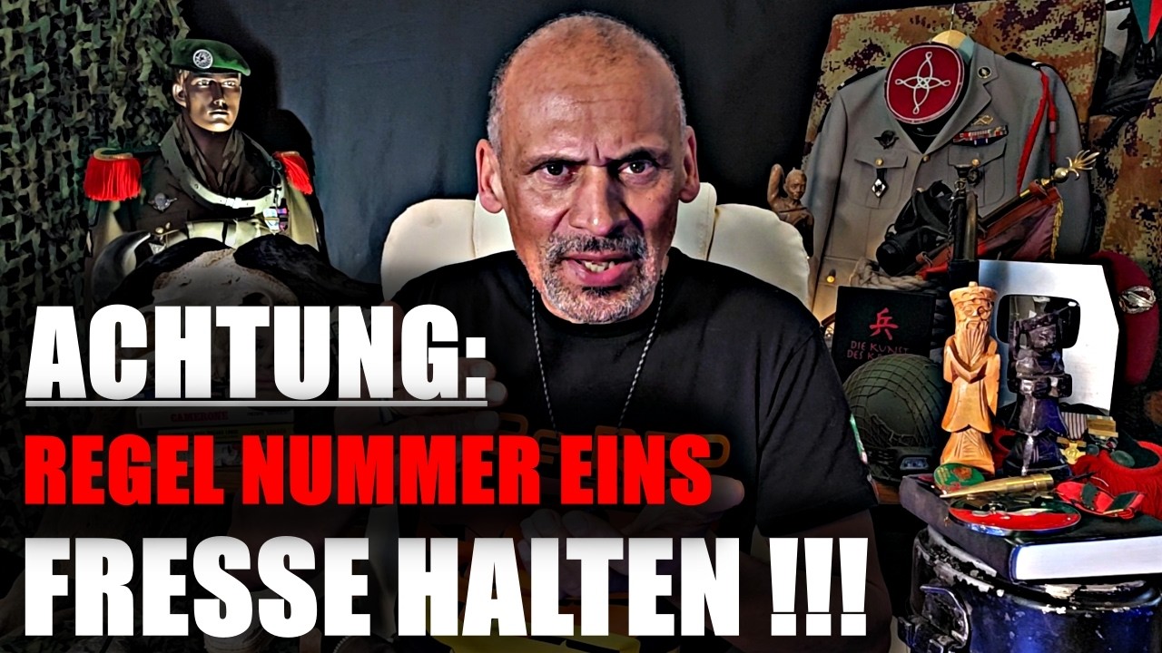 REGEL NUMMER EINS: Fresse halten!