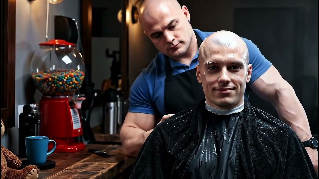Head Shave & Buzzcut Transformation: Barber IA-Generated Shots Part. 3