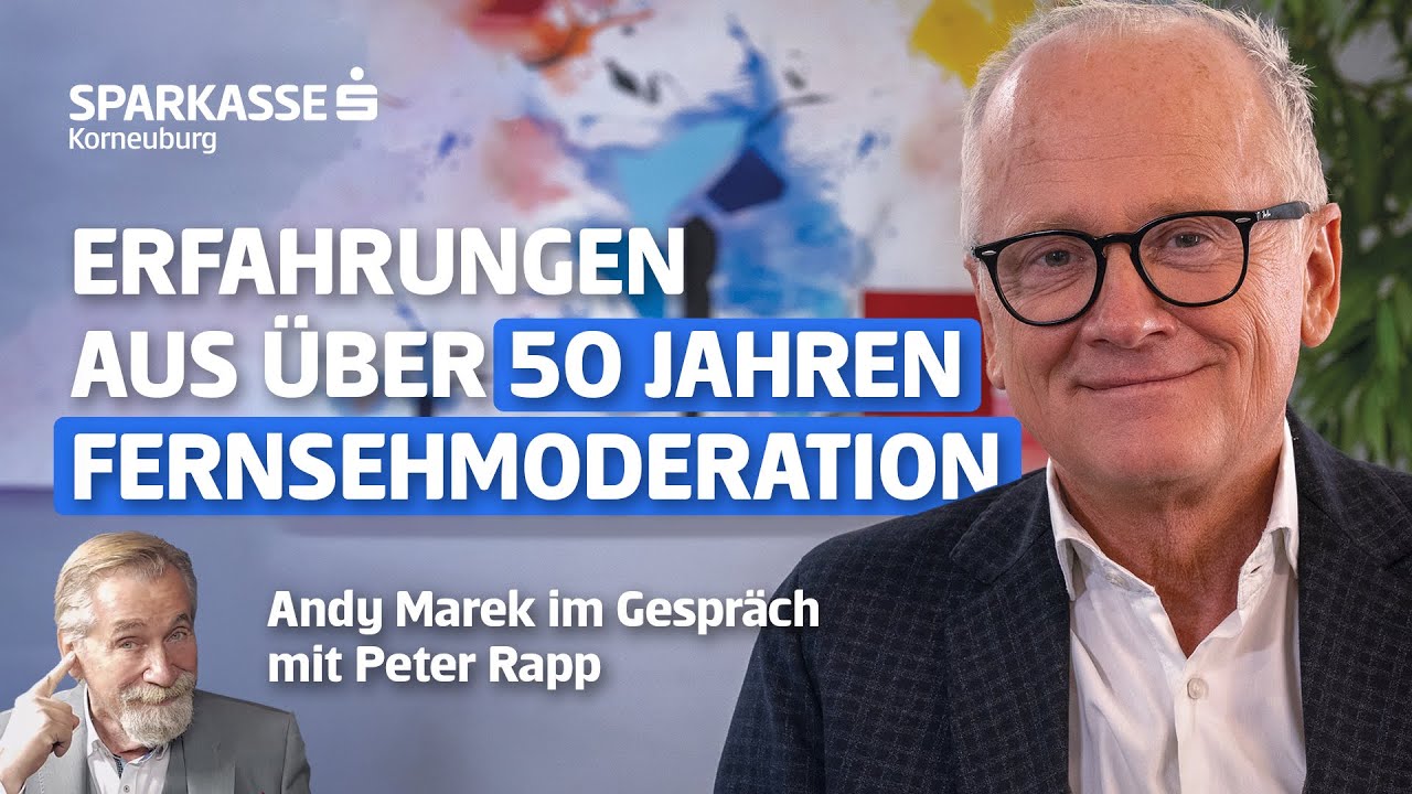 Erfahrungen aus über 50 Jahren Fernsehmoderation | Andy Marek im Gespräch mit Peter Rapp