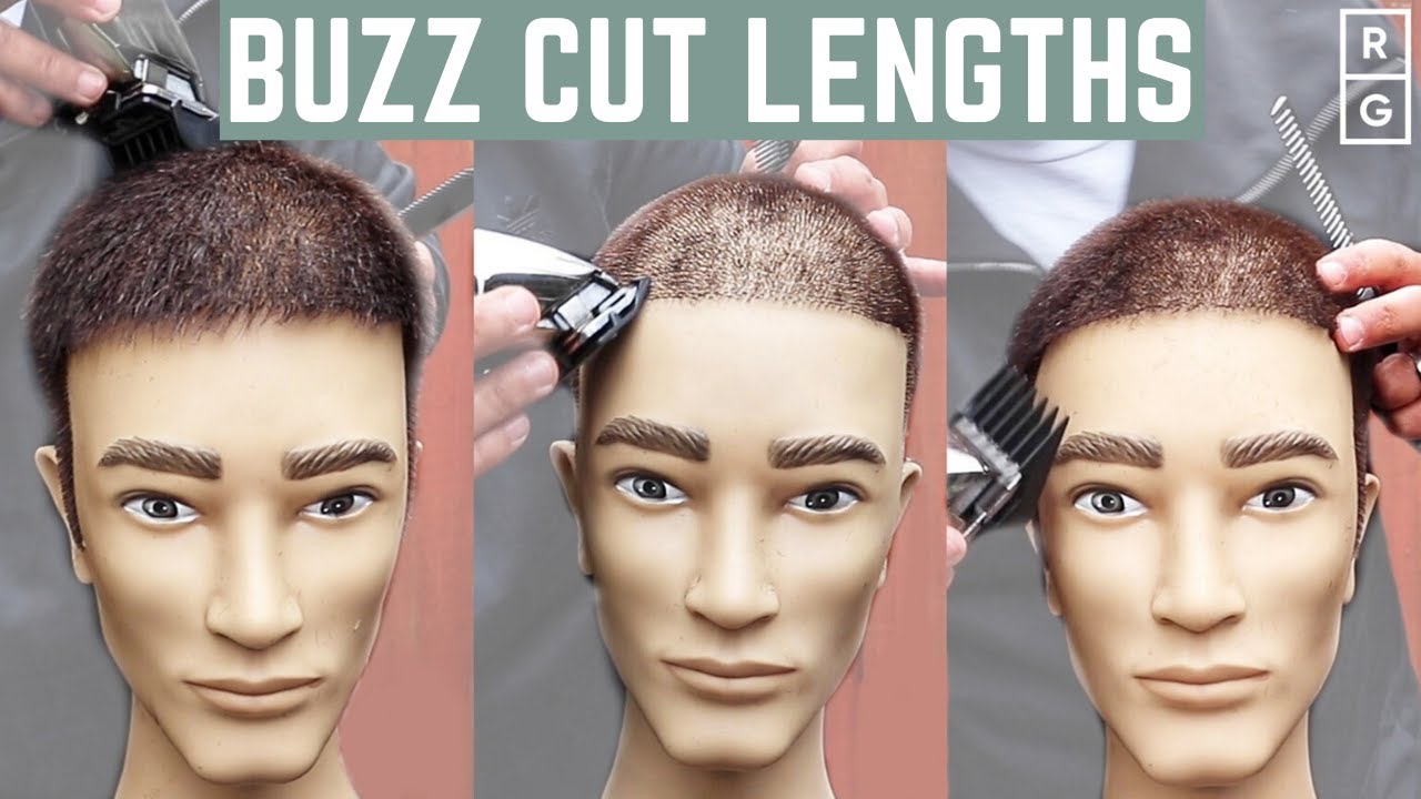 Buzz Cut Lengths Guide - Number 5 to Number 1 Buzz Cut