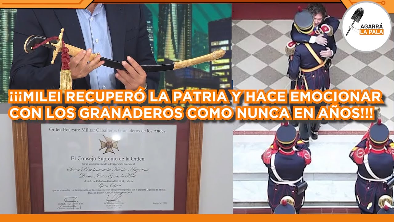 ¡¡¡MILEI RECUPERA LA PATRIA Y HACE EMOCIONAR CON LOS GRANADEROS COMO NUNCA ANTES HABÍA PASADO!!!