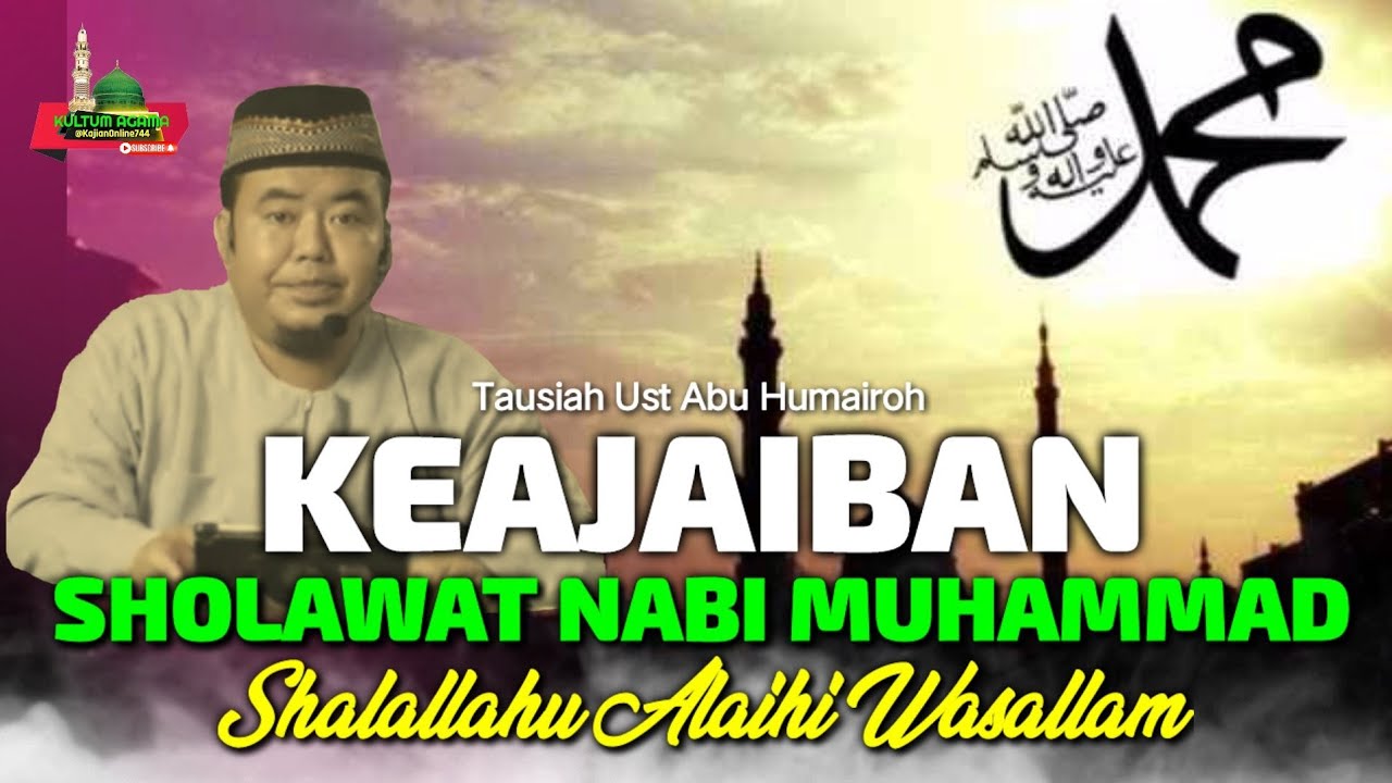 SELESAIKAN MASALAH DENGAN BERSHOLAWAT /USTADZ ABU HUMAIROH &lrm;@KajianOnline744