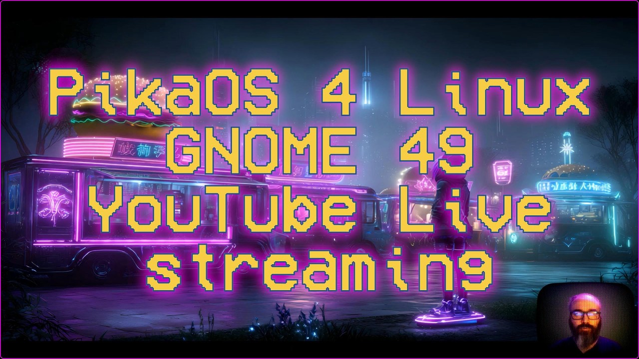YouTube stream PikaOS 4 GNOME 49 | Lenovo Legion 5 Pro AMD #foss #gnu #linux #pikaos #debian #gnome