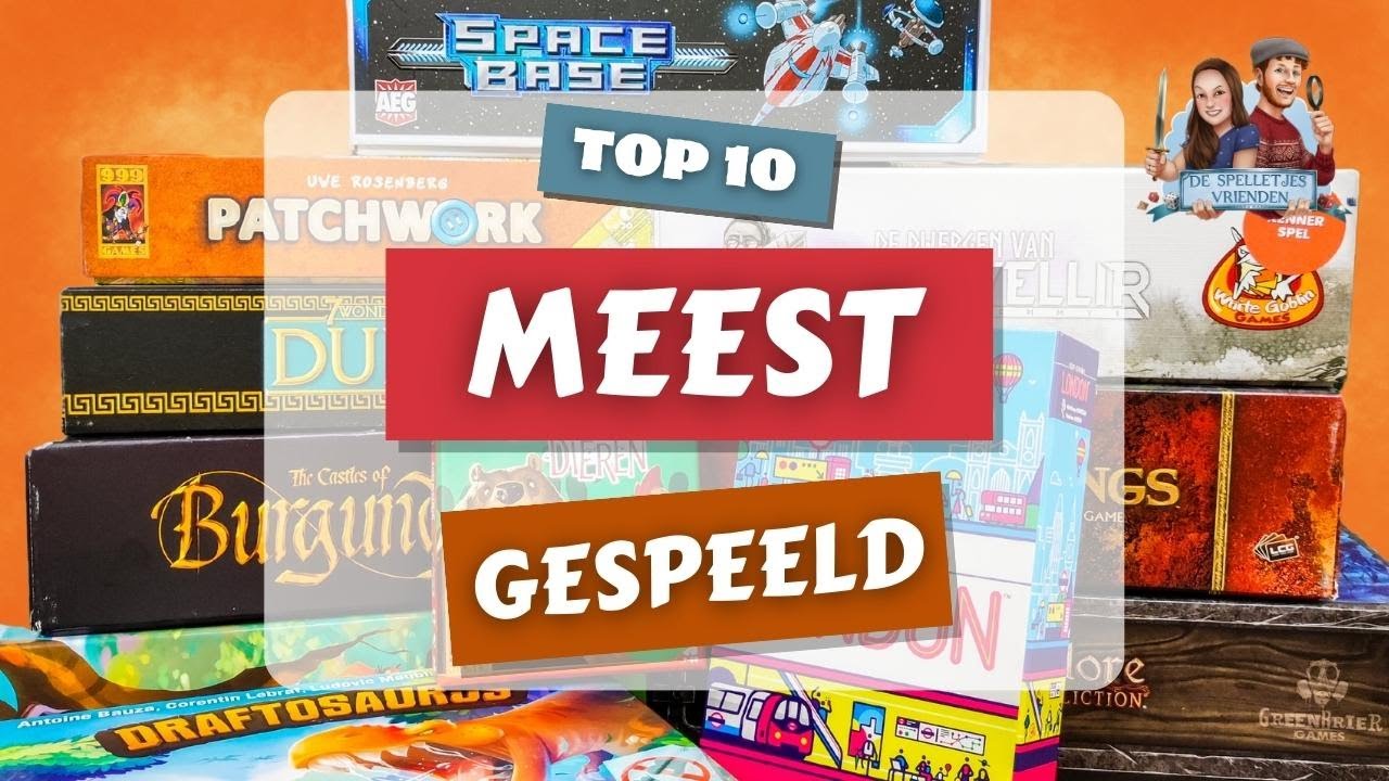 Top 10 - Meest gespeeld in 2022!