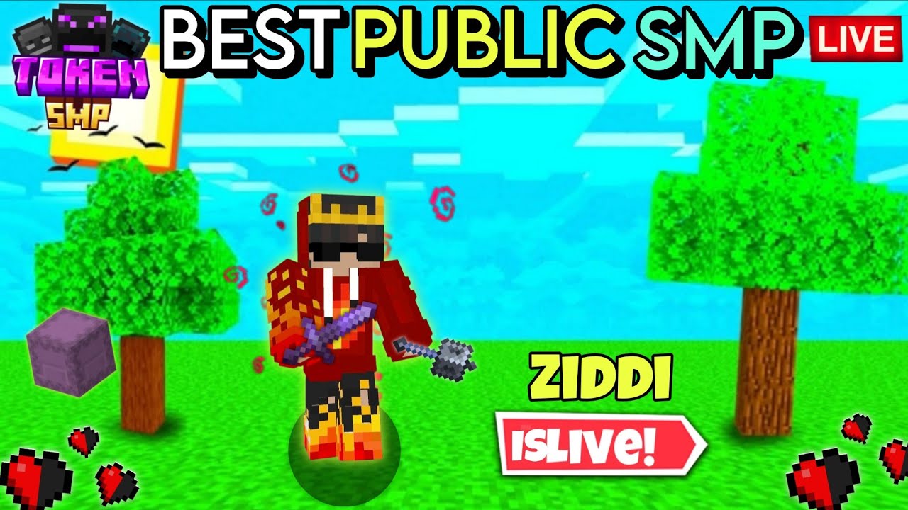 👁️‍🗨️ New Best Public Survival Smp Server For Minecraft 🌲| Java + Pe | 24/7 Online  | Free To Join 😱