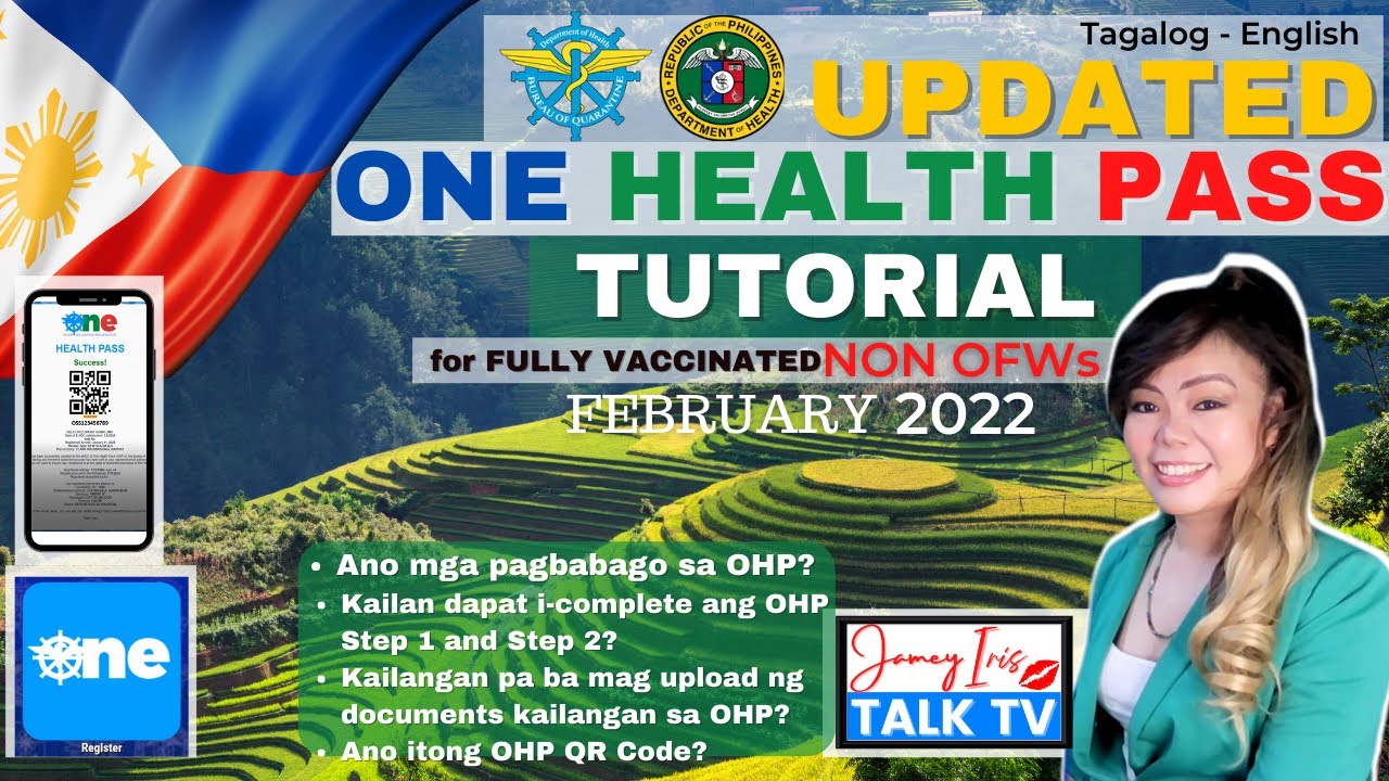 One Health Pass Updated Video Tutorial for  NON OFWs | Travelers to the Philippines (Taglish)