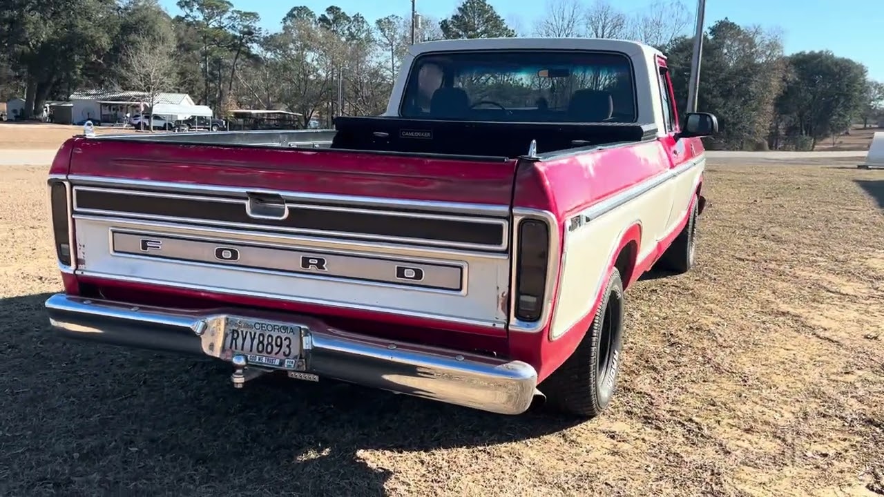 Demostracion de 1977 f 100 #f100 #trocas #carros #trucks #carros 