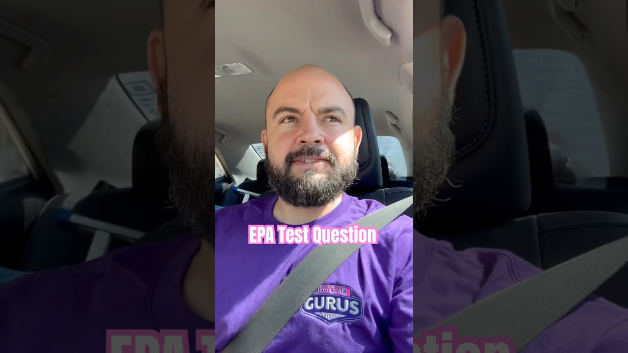 EPA 608 Test Question #hvac
