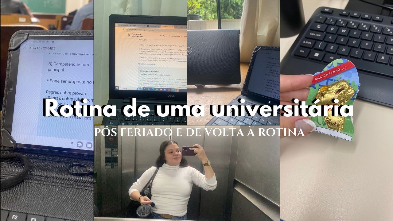 ROTINA DE UMA UNIVERSITÁRIA #55 | reorganizando a rotina pós feriadão, aulas, estágio.