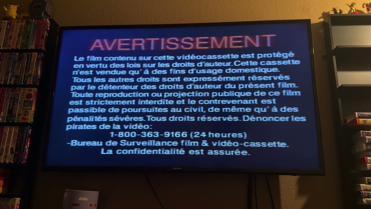 Opening To Casper 1995 French Canadian VHS