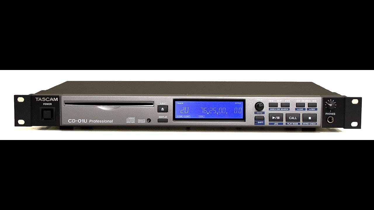Ремонт нового проигрывателя CD TASCAM CD-01U Professional