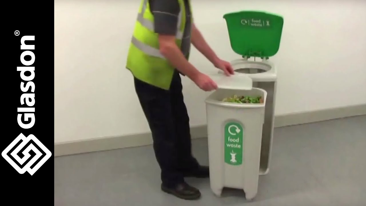 Glasdon UK | how to use | Nexus&reg; Shuttle food waste recycling bin