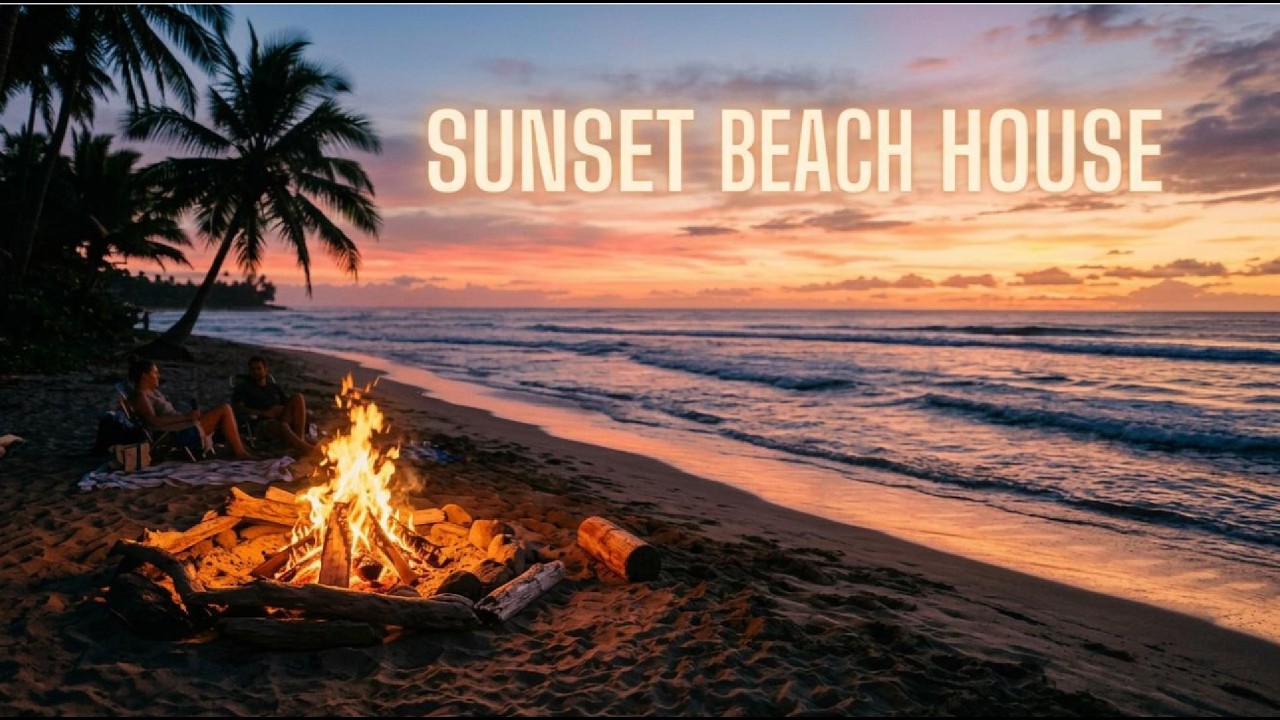 Sunset Beach House 🌅 Summer Sax House Groove | Chill Sunset DJ MixSunset Beach House