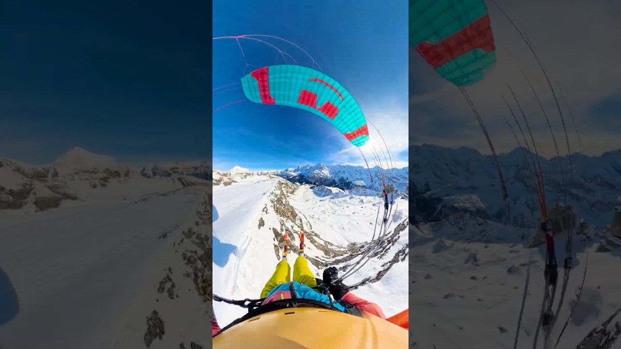 Speedflying Birg Drop (cliff launch) #shorts