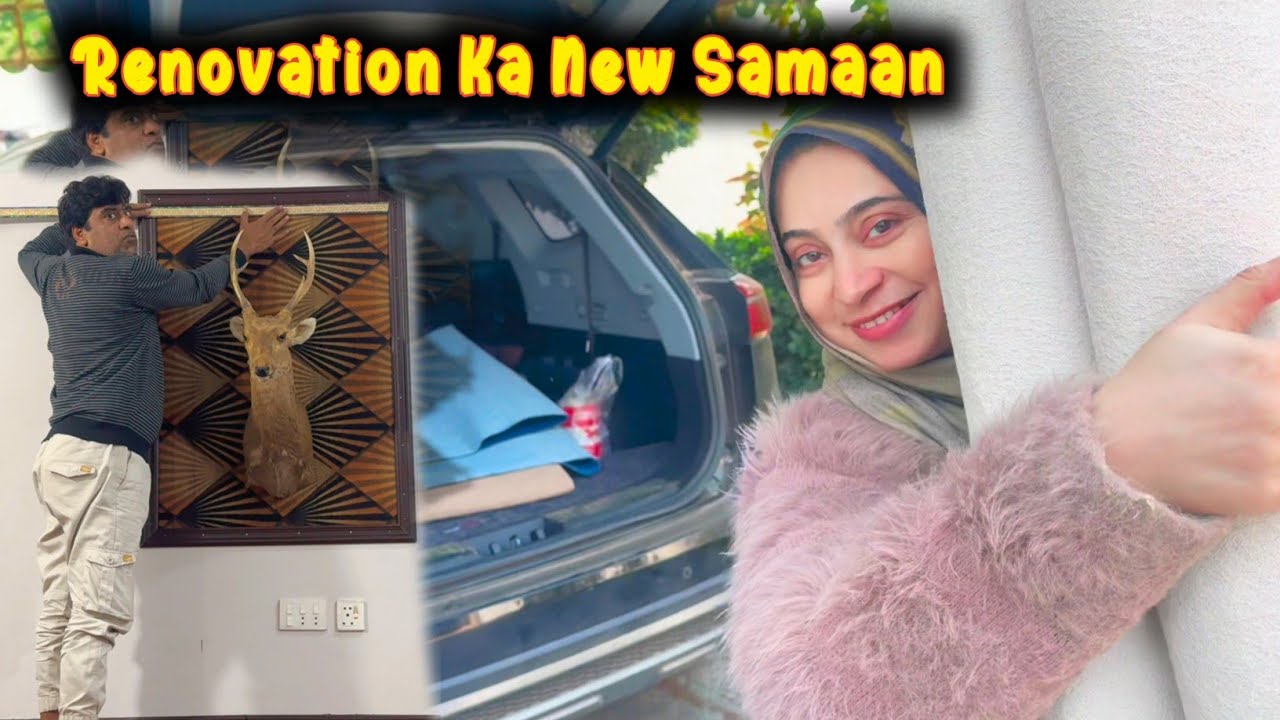 New Samaan For Home Renovation Mintoo Family vlogs 