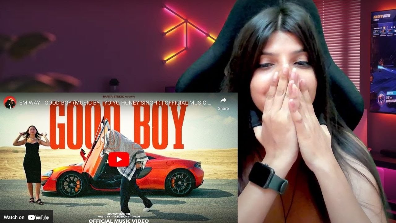 EMIWAY - GOOD BOY (MUSIC BY - YO YO HONEY SINGH ) : Reaction With NYSHA