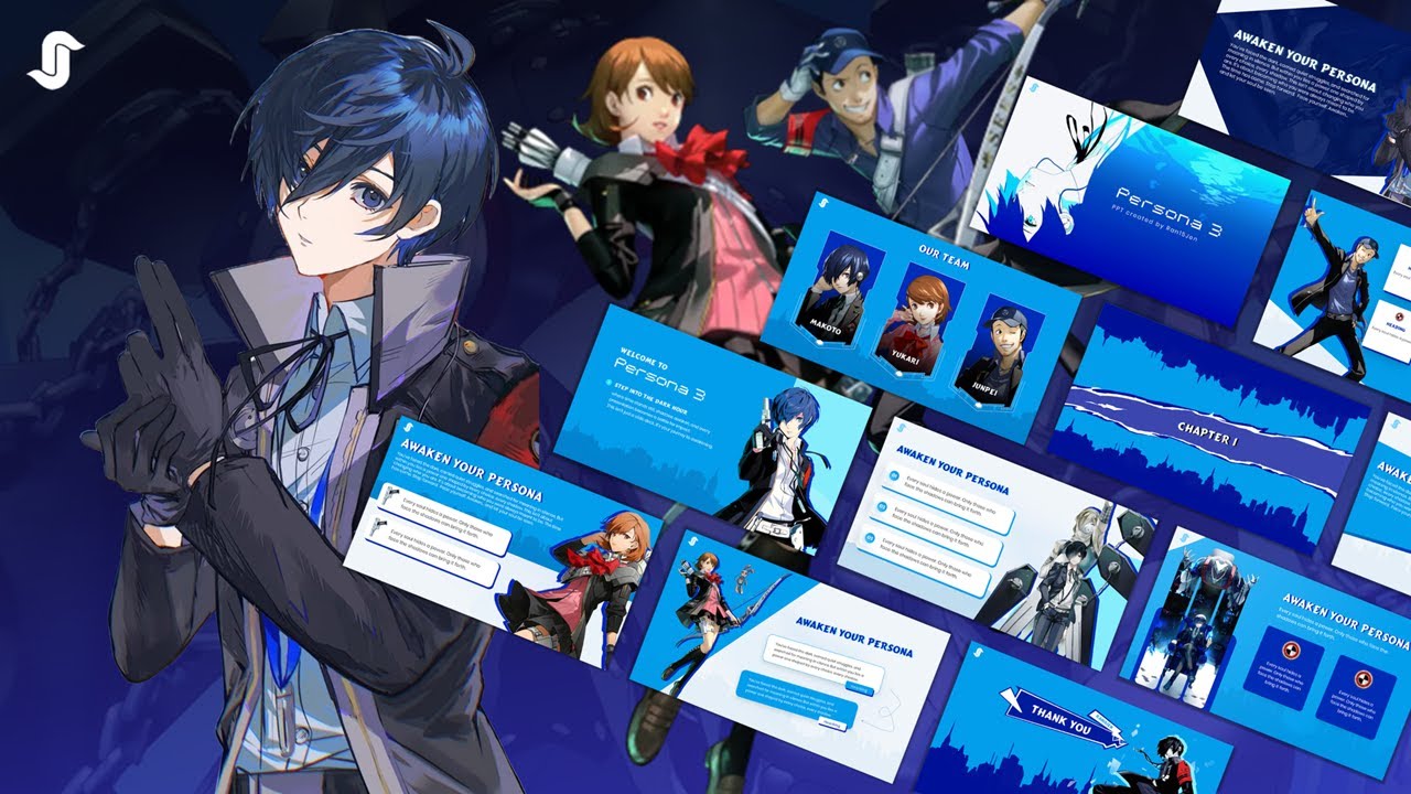 PERSONA 3 | FREE PPT TEMPLATE | RAN15JEN