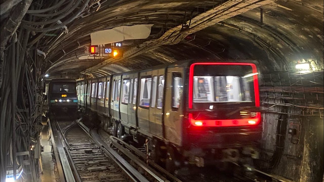 [Metro Cab Ride MP14] Ligne 4 - Trajet complet Bagneux Lucie Aubrac - Porte de Clignancourt.