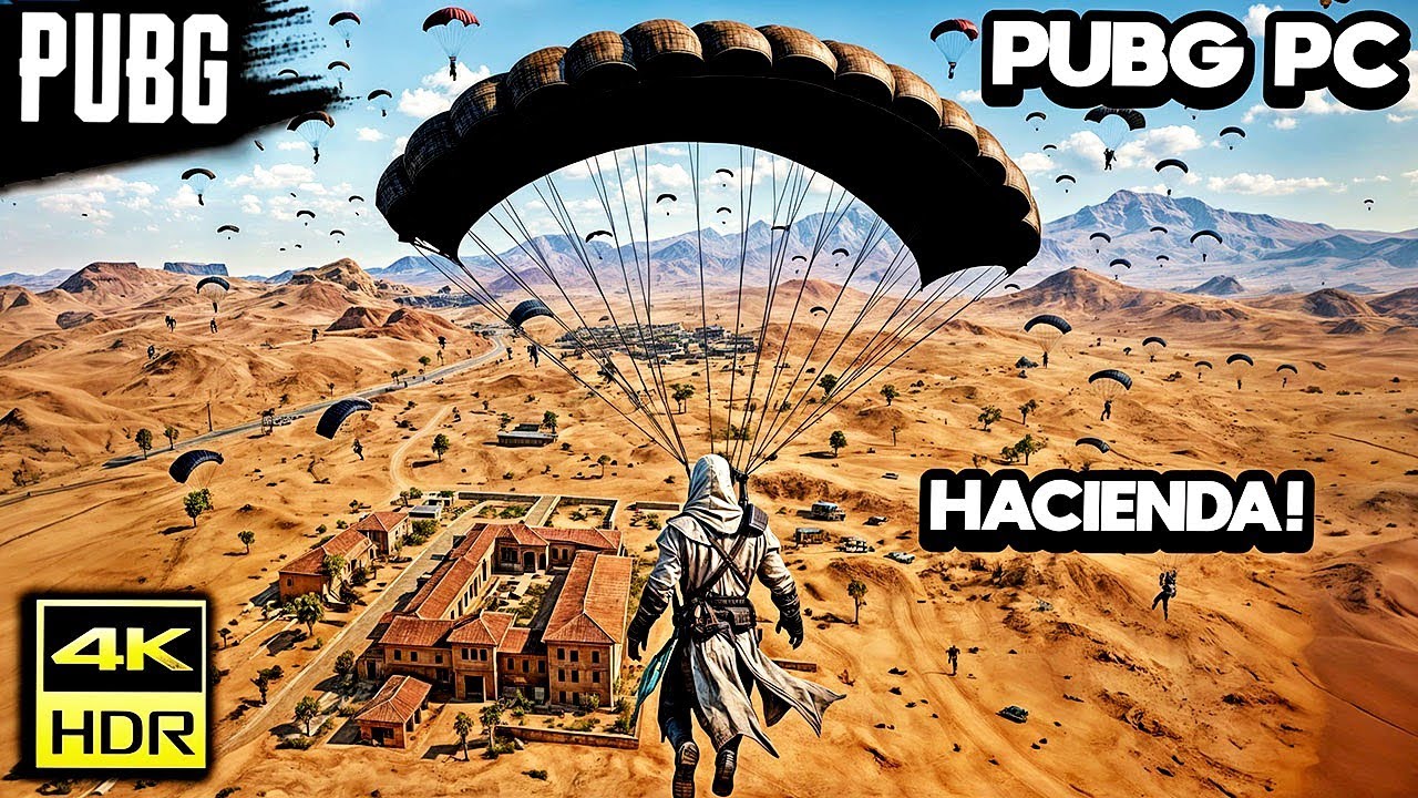 PUBG PC con un MIRAMAR HACIENDA y un ERANGEL DIFICIL! 😍 Estos GRAFICOS al MAXIMO SE VEN BRUTALES