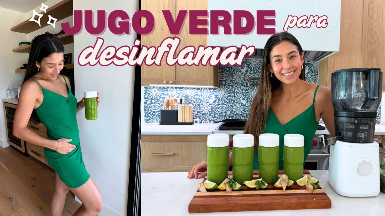 JUGO VERDE🌿 ¡Desintoxica, desinflama, mejora la digestión y la piel!