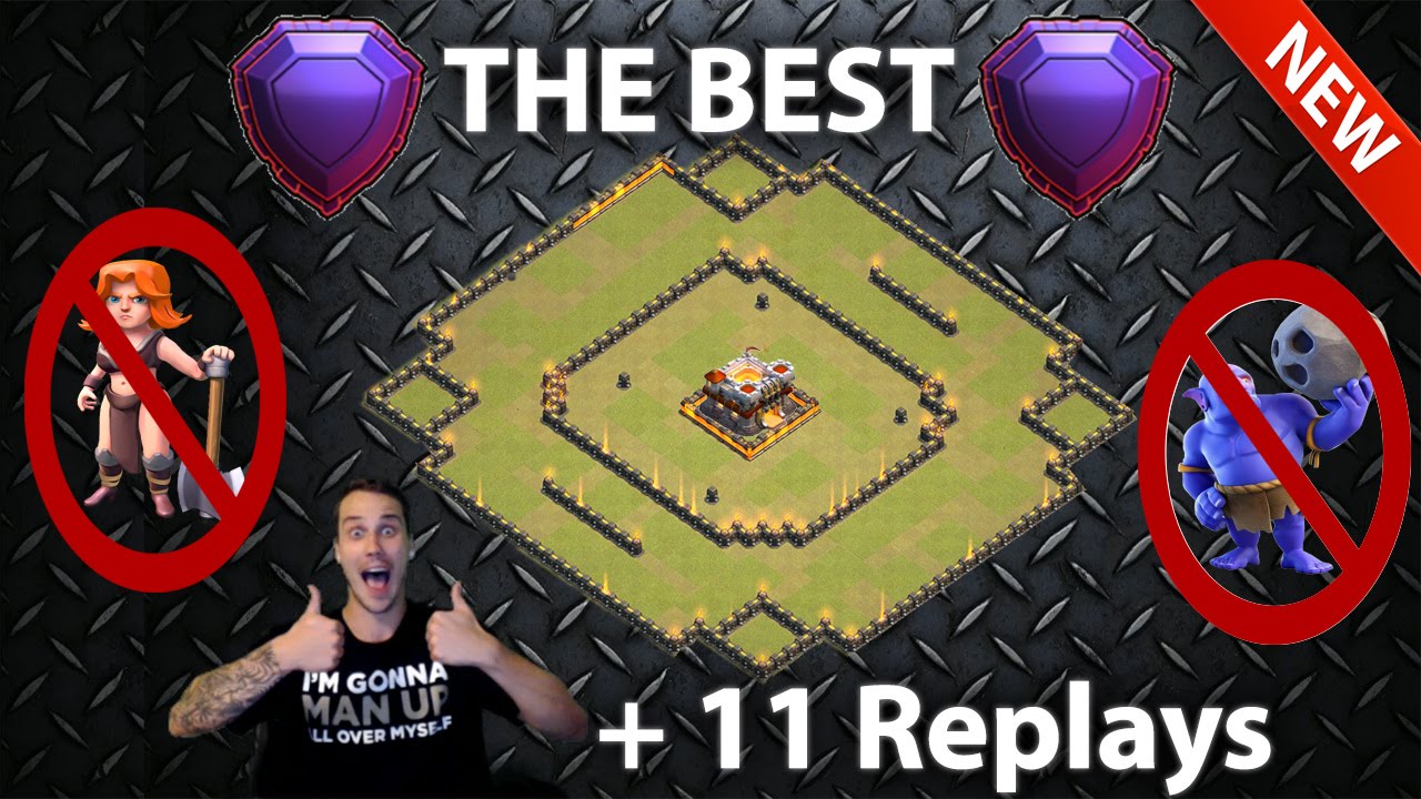 Clash Of Clans-The Best New Town Hall 11 (TH11) War+Trophy Base-Anti Valk Anti Bowler -11 replays