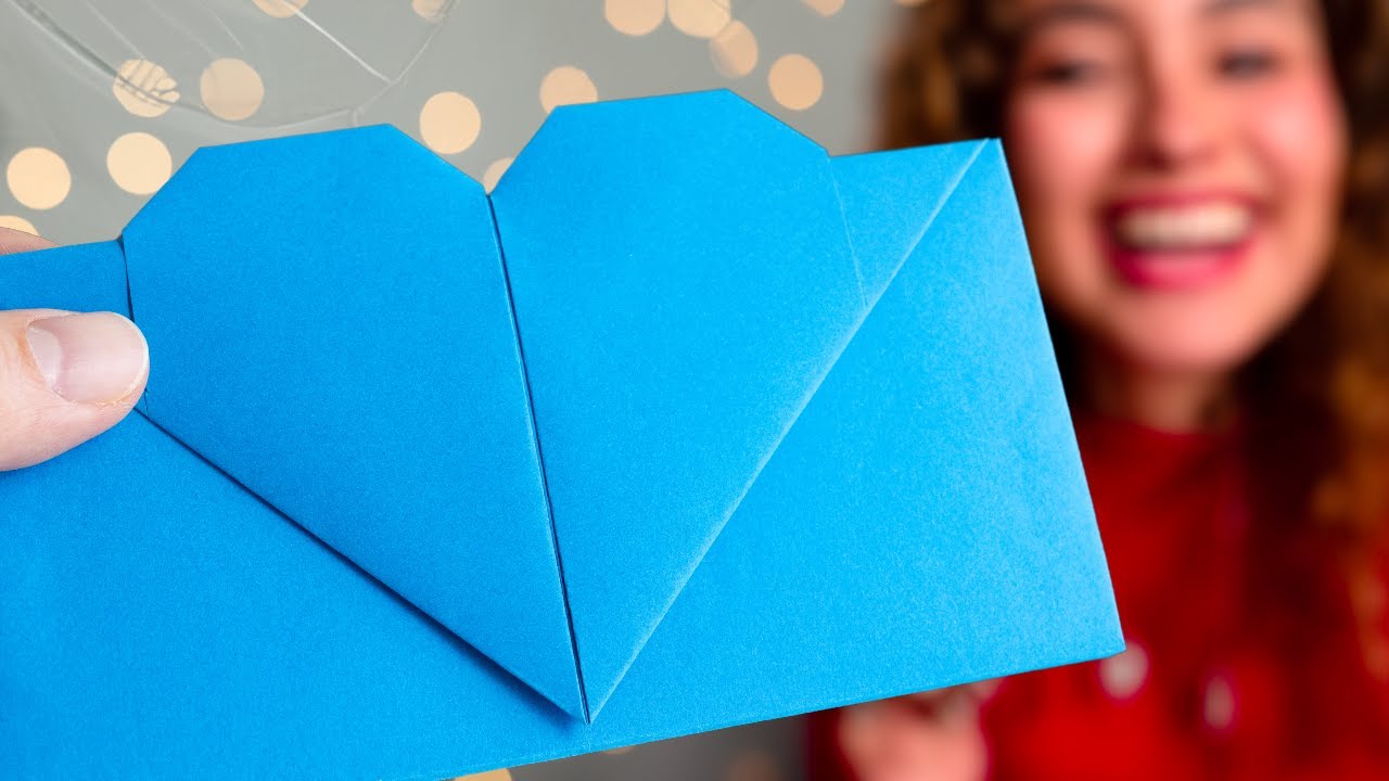 Die schönste Verpackung für Geldgeschenke: ein DIY Herzkuvert