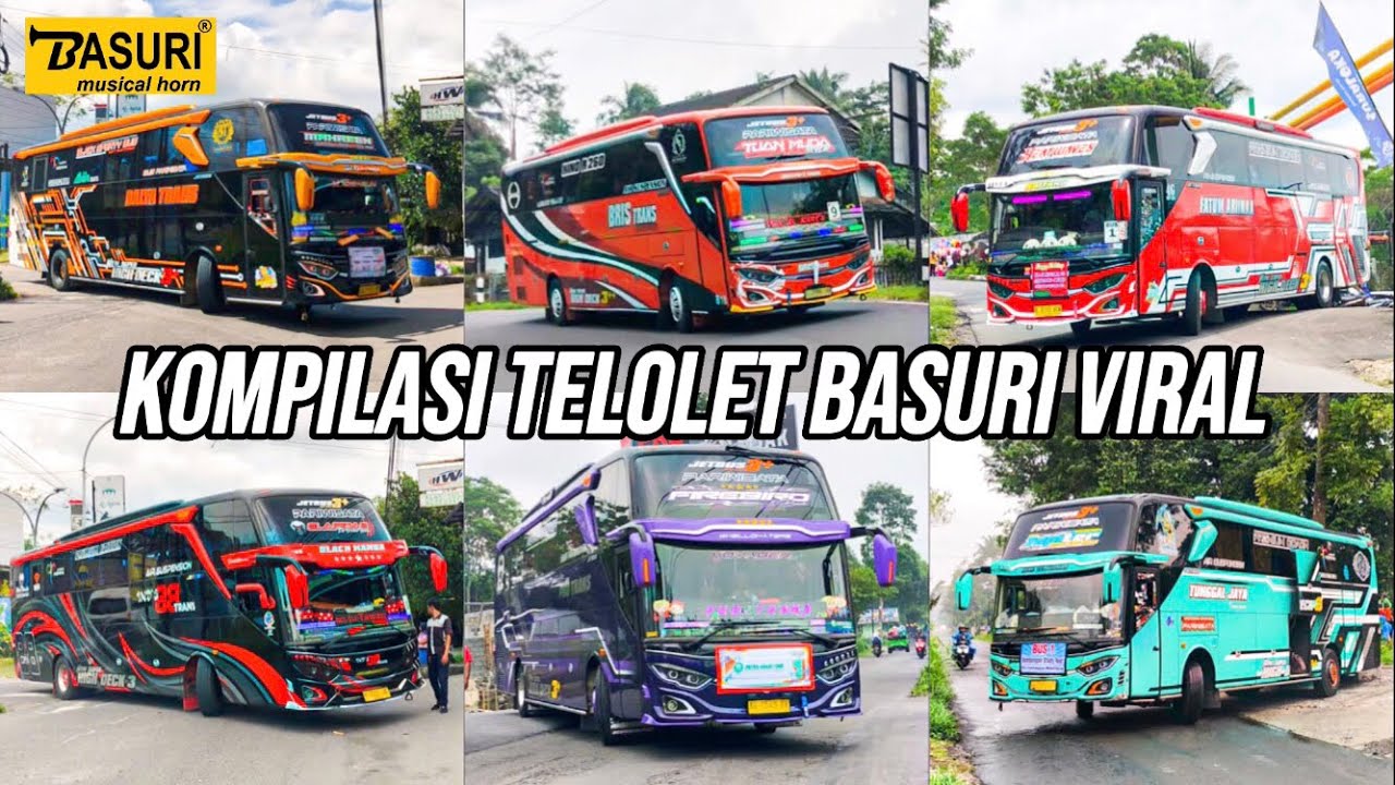 KOMPILASI TELOLET BASURI FENOMENAL 2023 ll #basuri #teloletbus #viral