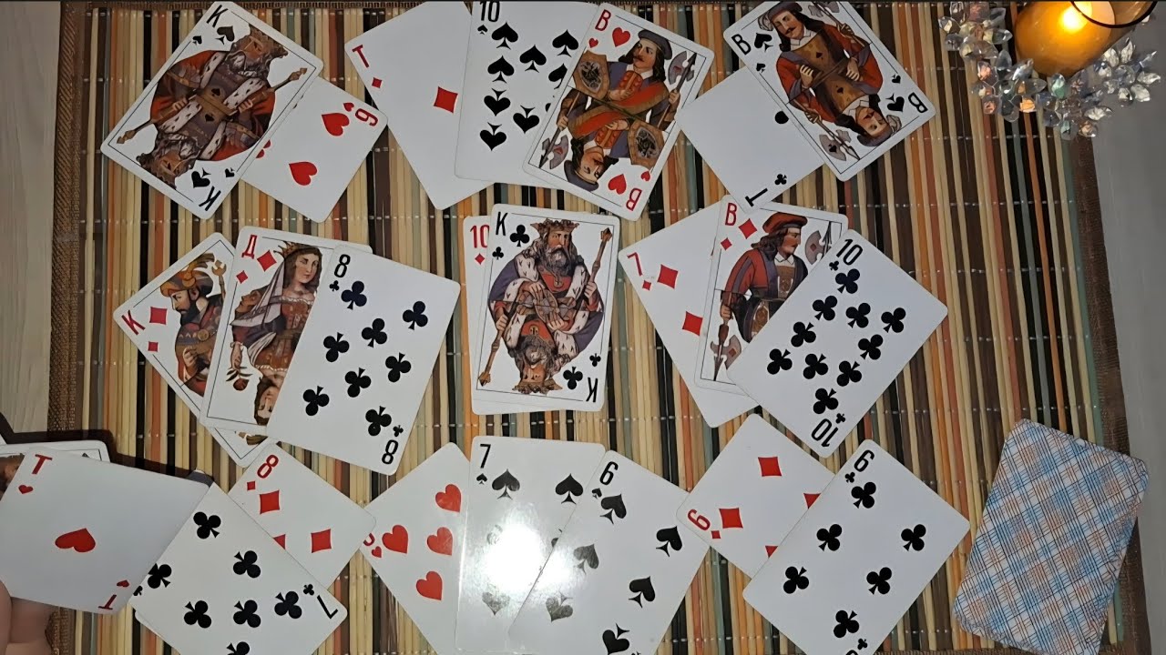 Расклад на крестового короля ♣️ и ♥️ червовую даму 