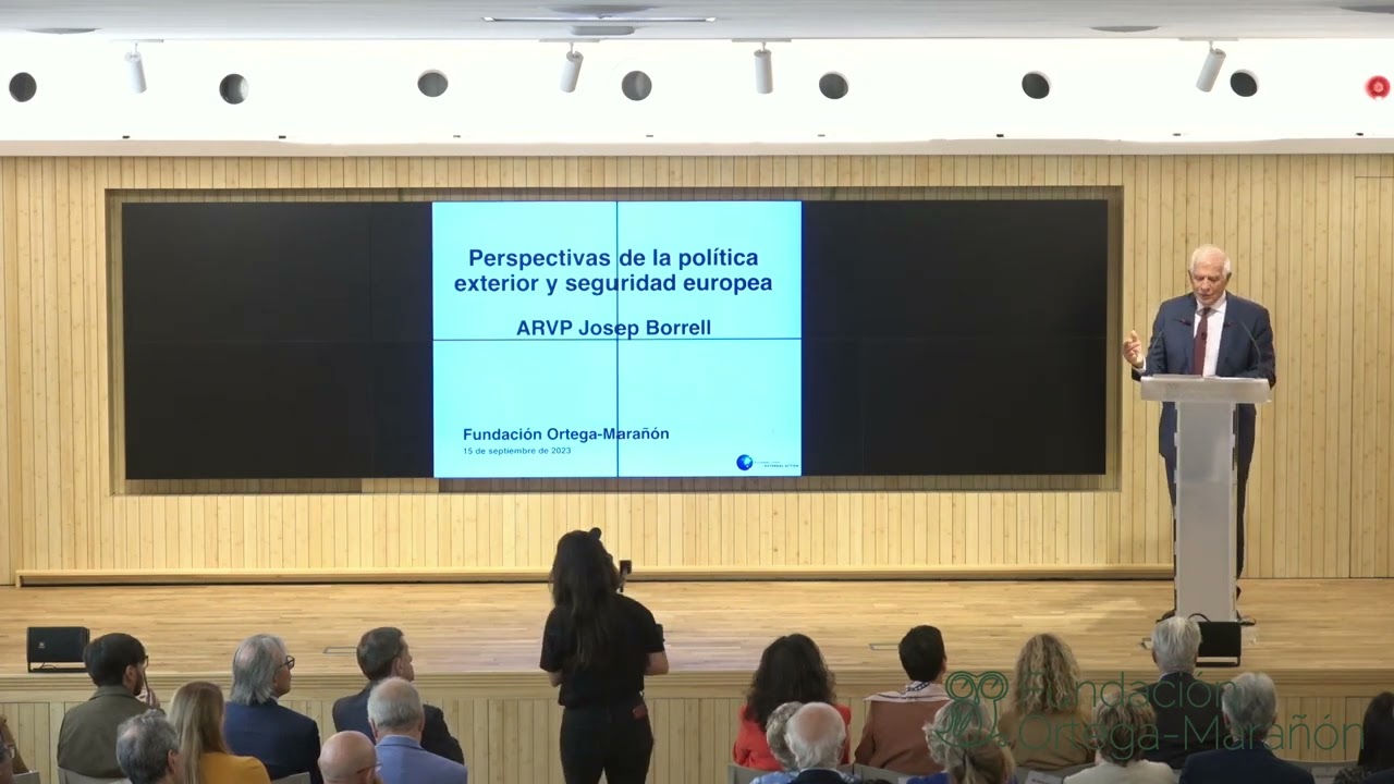 Conferencia de clausura Josep Borrell Fontelles - Meditaciones sobre Europa