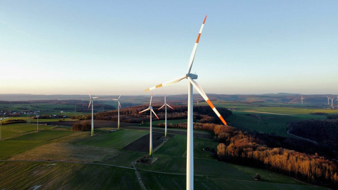 Windpark Bustollen aus der Luft | DJI Mini 2