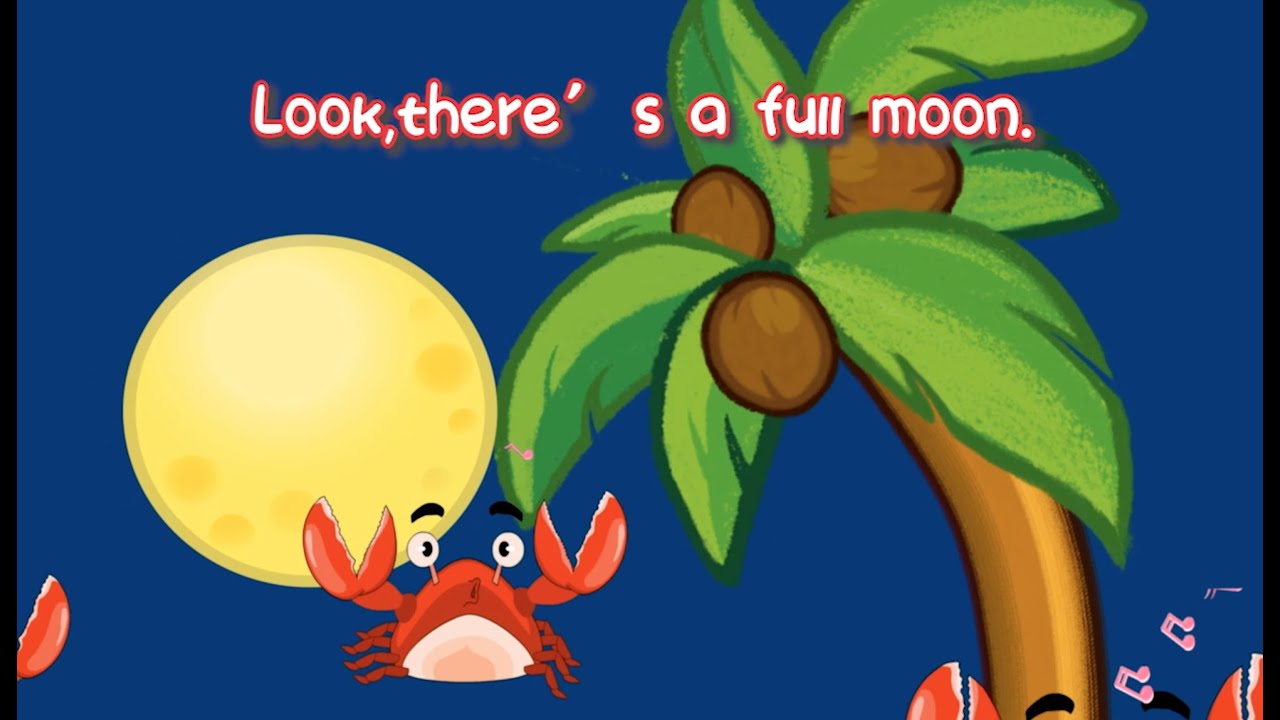 Chicka chicka boom boom with crab