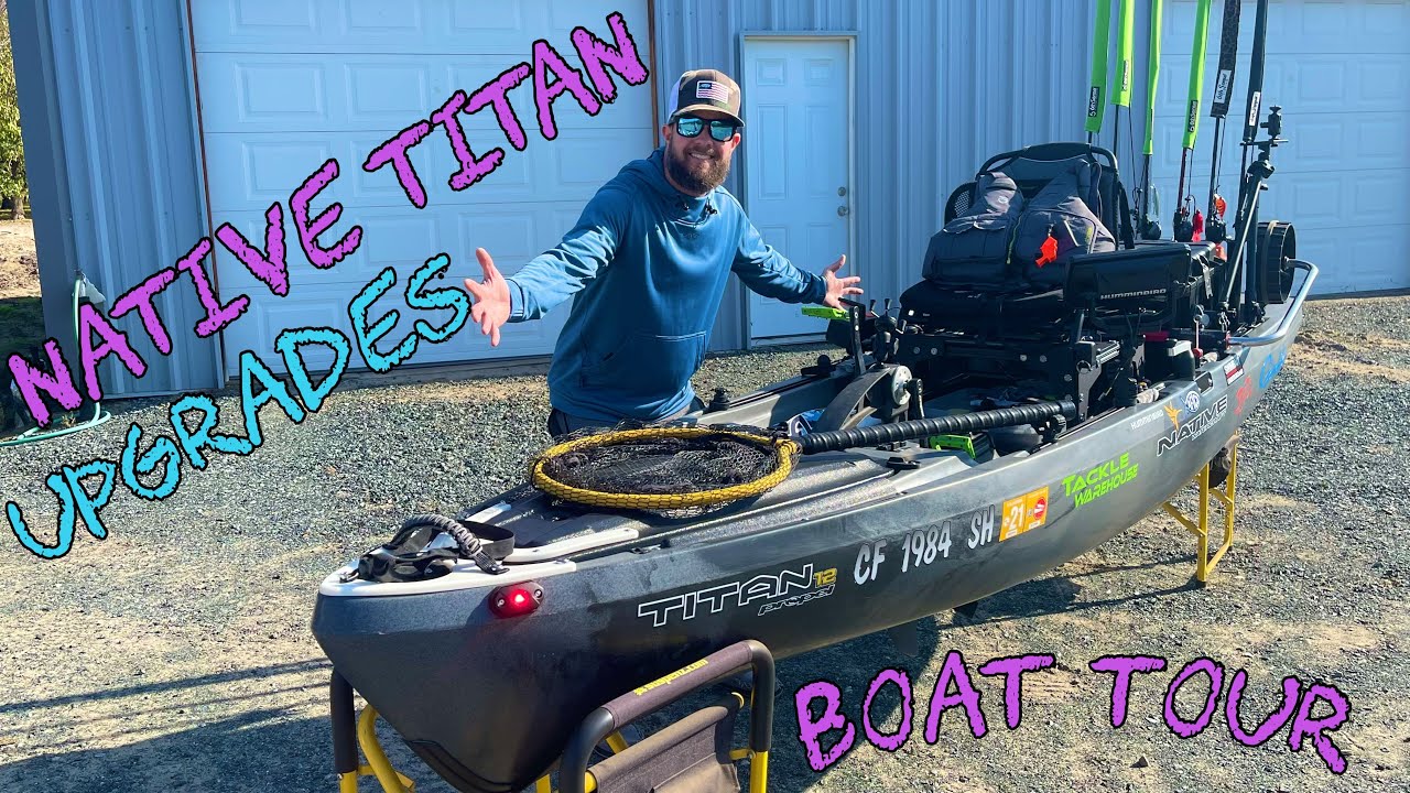 KBF Tournament Kayak | Full Boat Tour/Upgrades (Native Titan 12)