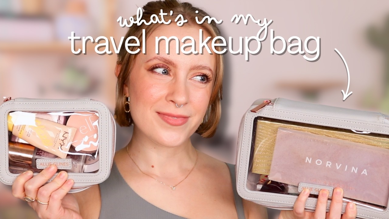 What's In My Travel Makeup Bag 👛✈️