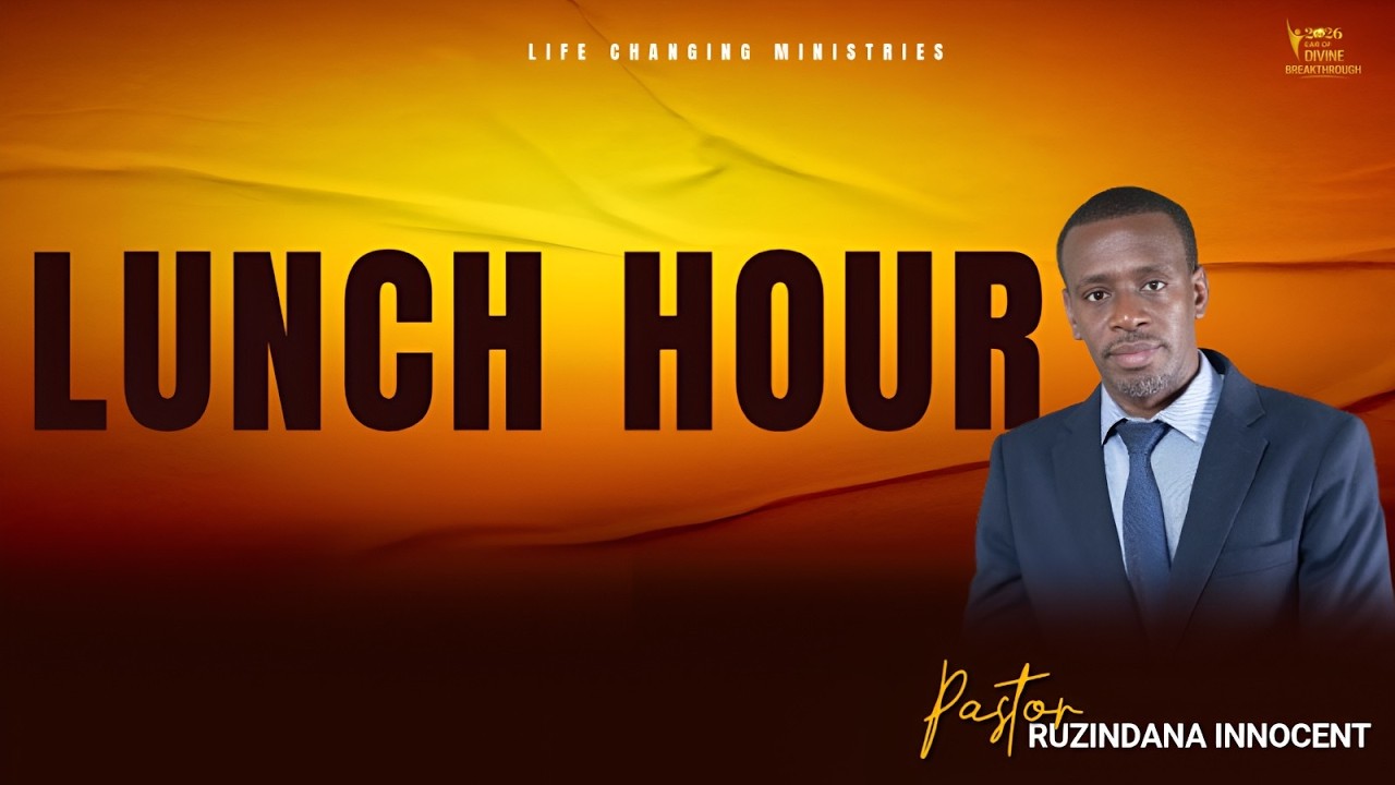 LUNCH HOUR SERVICE// DIVINE BREAKTHROUGH WITH PR. INNOCENT RUZINDANA 18/02/2026