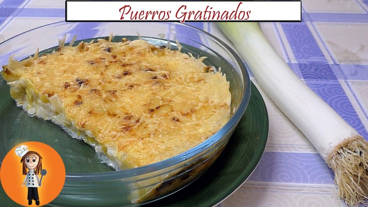 Puerros Gratinados | Receta de Cocina en Familia