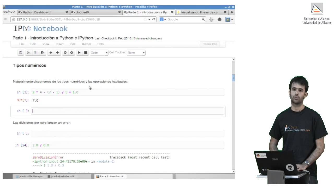 Introducción a Python e IPython - Parte 1.1 - Curso Python para científicos e ingenieros