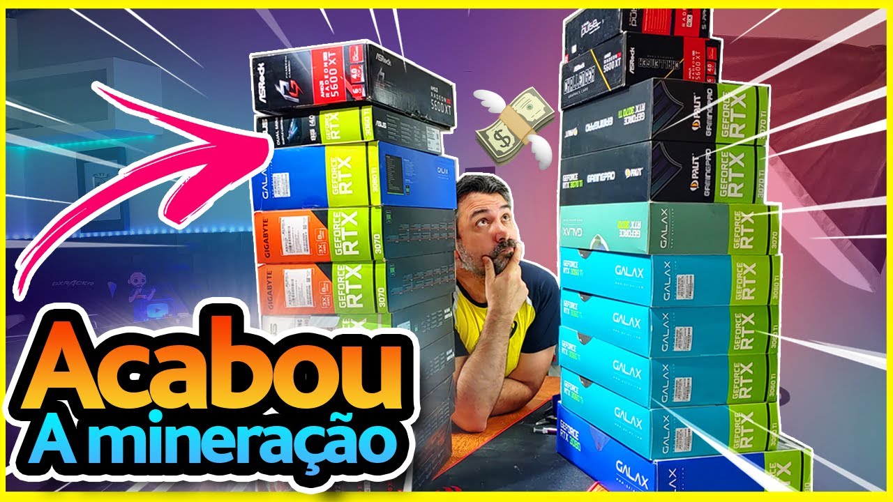🔥 MINERA&Ccedil;&Atilde;O ACABOU - MANUTEN&Ccedil;&Atilde;O - COMO LIMPAR E GUARDAR AS PLACAS DE V&Iacute;DEO RTX 3060 TI ASUS mini