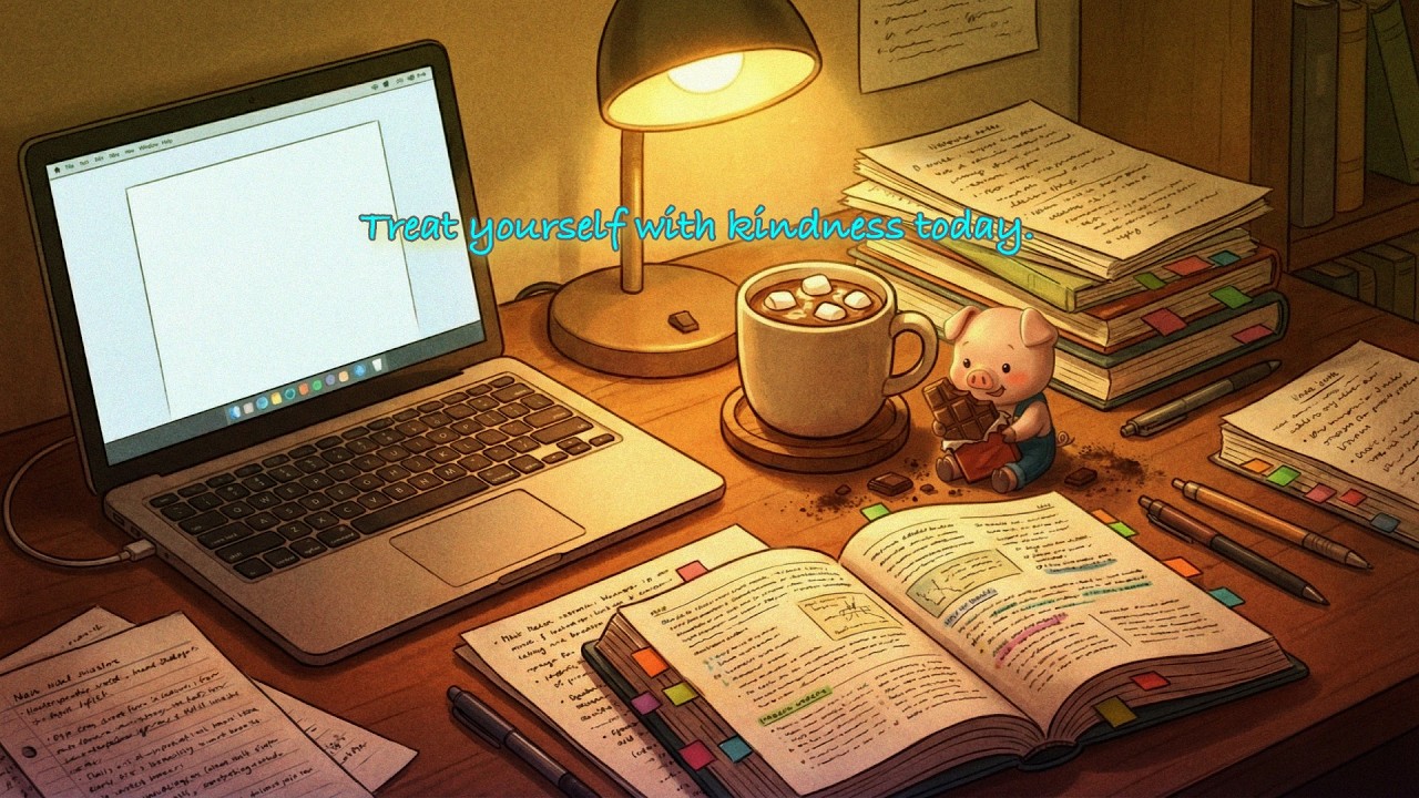 Savor every sweet moment. 🍫 Mindful Study with Pippin