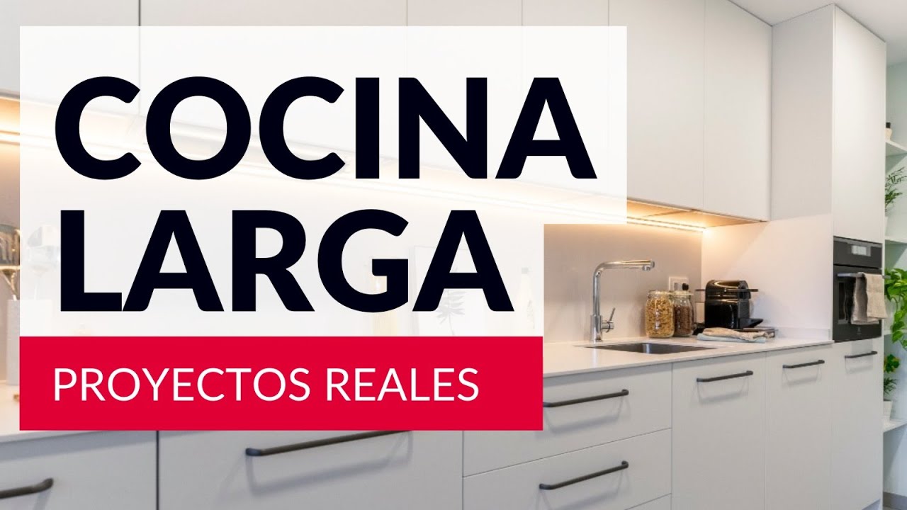 Cocina ALARGADA muy MODERNA