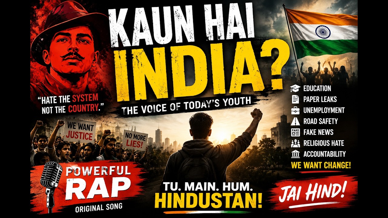 KAUN HAI INDIA? | Powerful Indian Rap | Democracy, Youth & Unity | Original Song