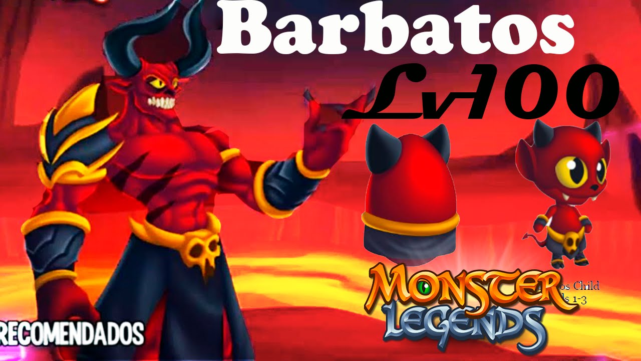 Barbatos Дявольски силен Monster Legends - монстр на прокачку