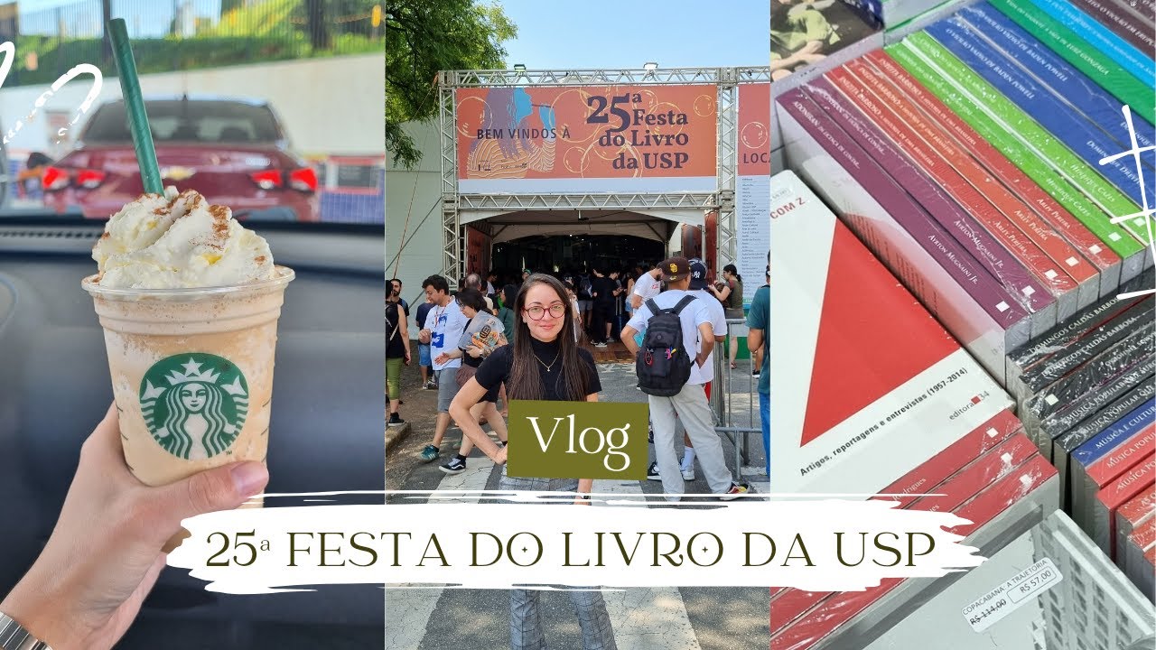 Festa do Livro da USP 2023  | Vlog 📚 Feira de livro❤️