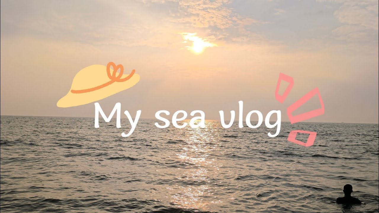 I go to sea ⛵.see my sea vlog.channel nafs by riza batool 
