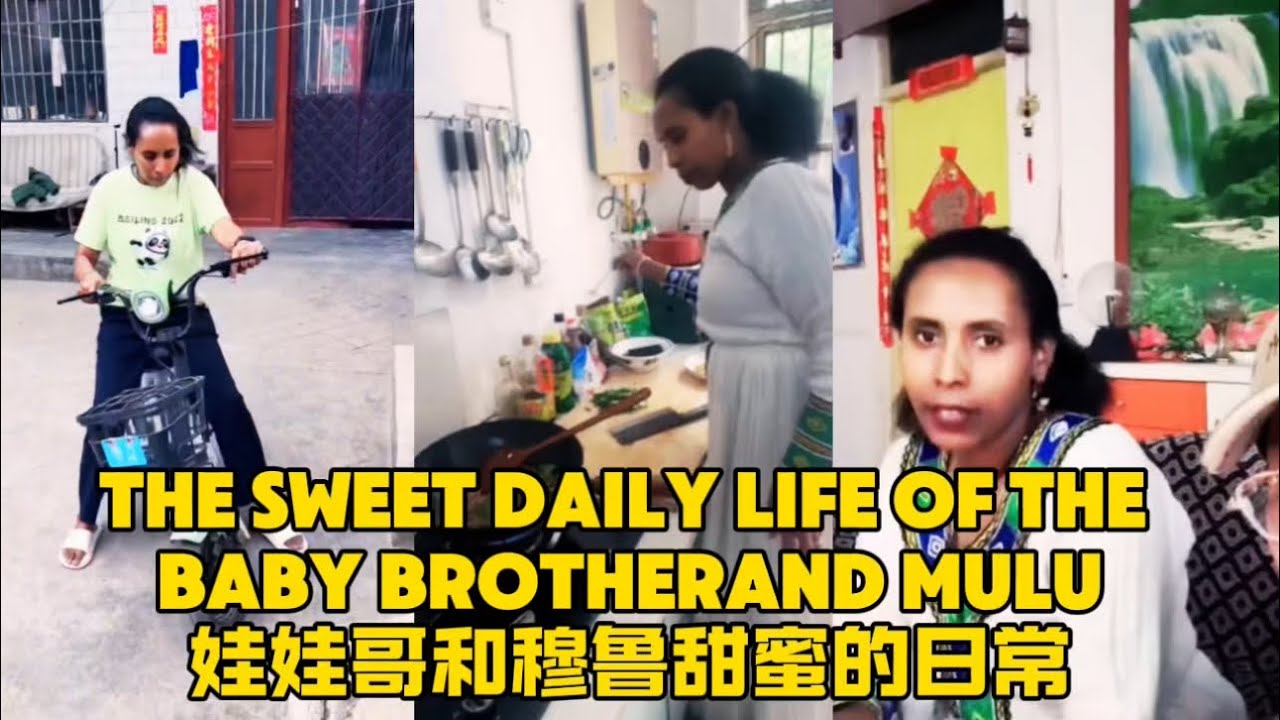 Sweet daily life of Wawa brother and his African wife Mulu