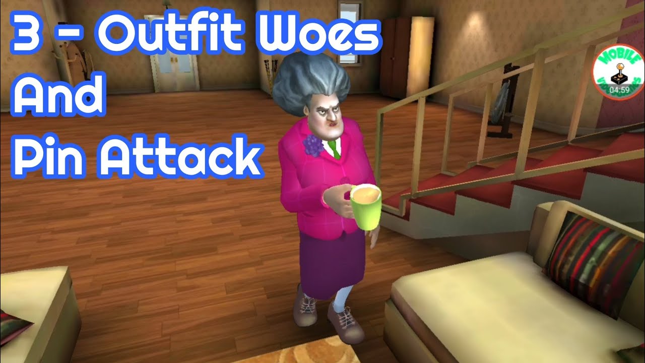 Scary Teacher 3D Outfit Woes & Pin Attack Android Gameplay