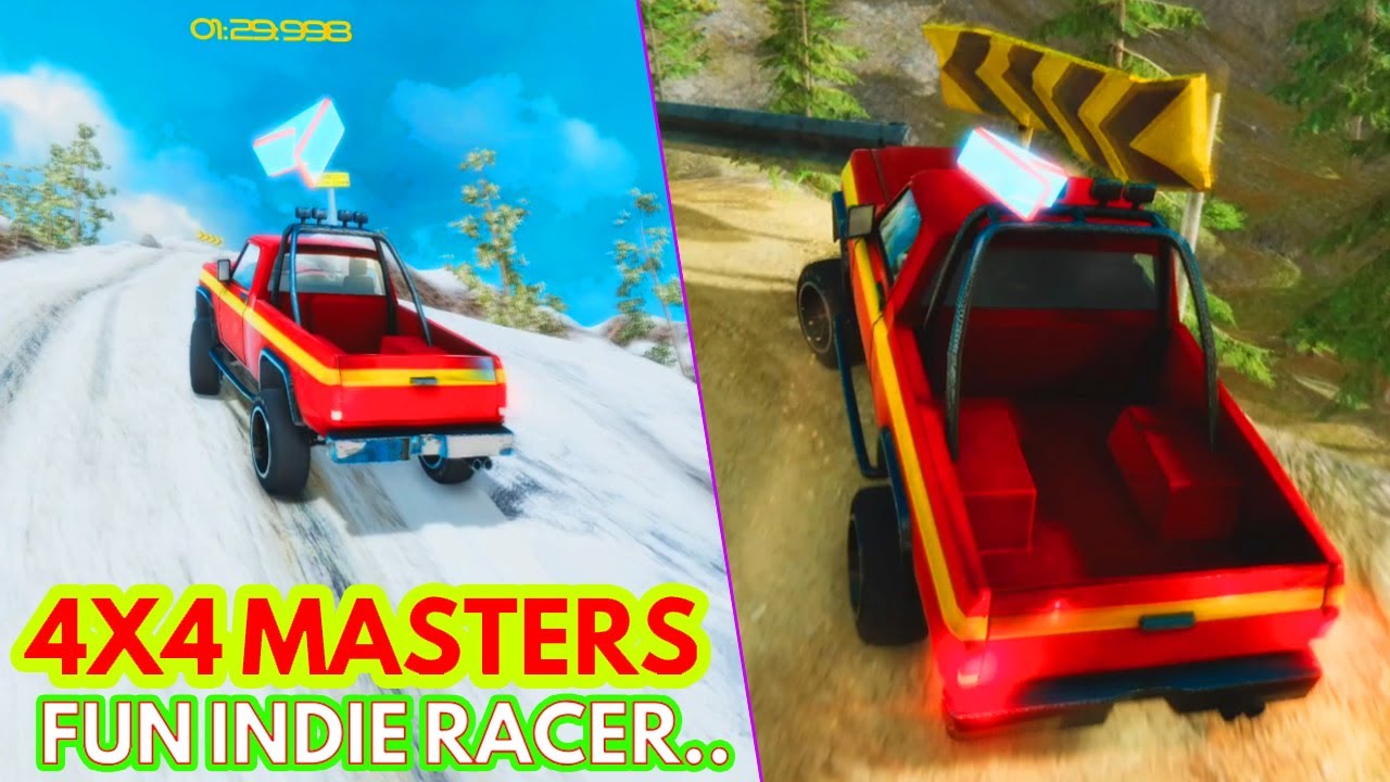 4X4 Masters Gameplay & INTRO |  Bad Music - Great Game | PC Steam 4K