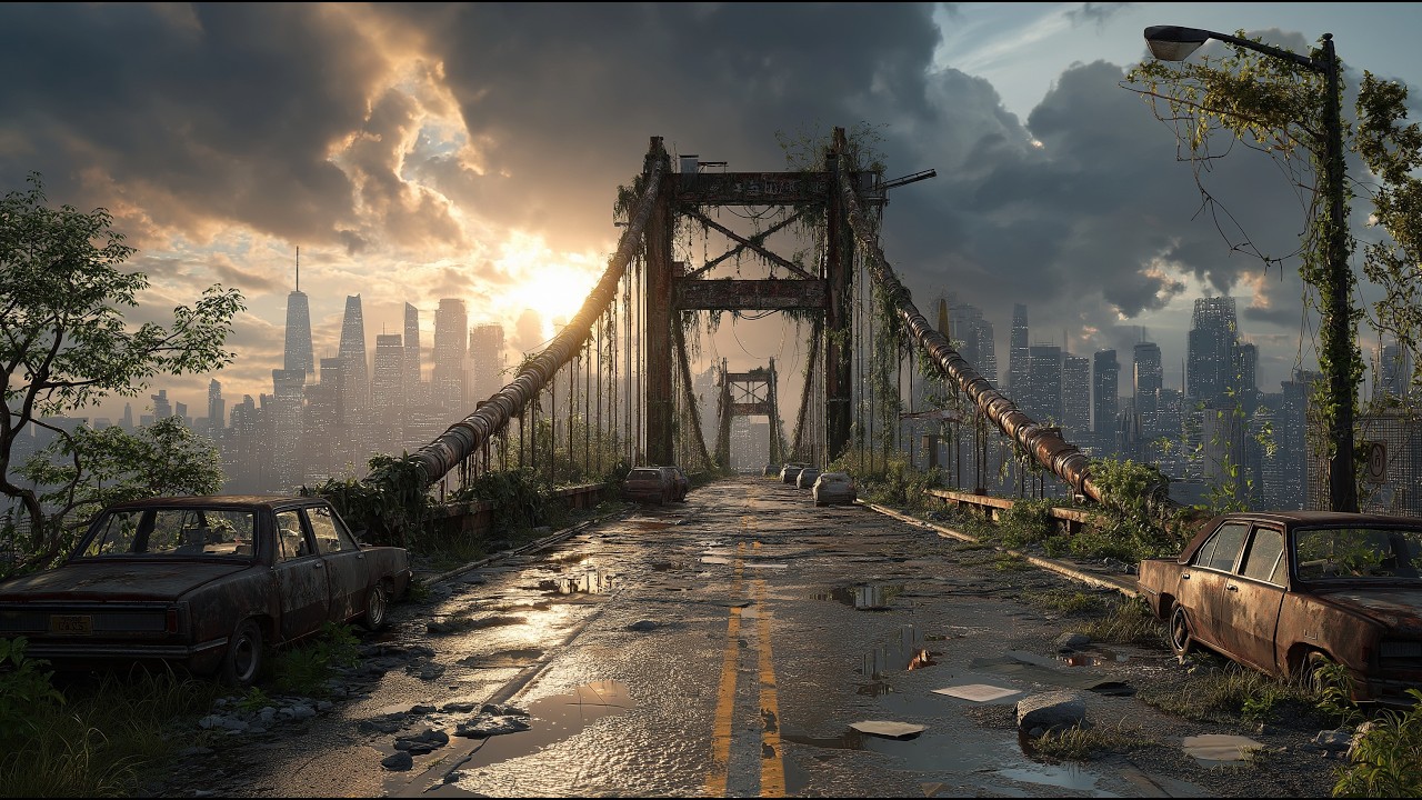 Forgotten Area — Post-Apocalyptic Ambient Music & Urban Decay Atmospheres — 4K
