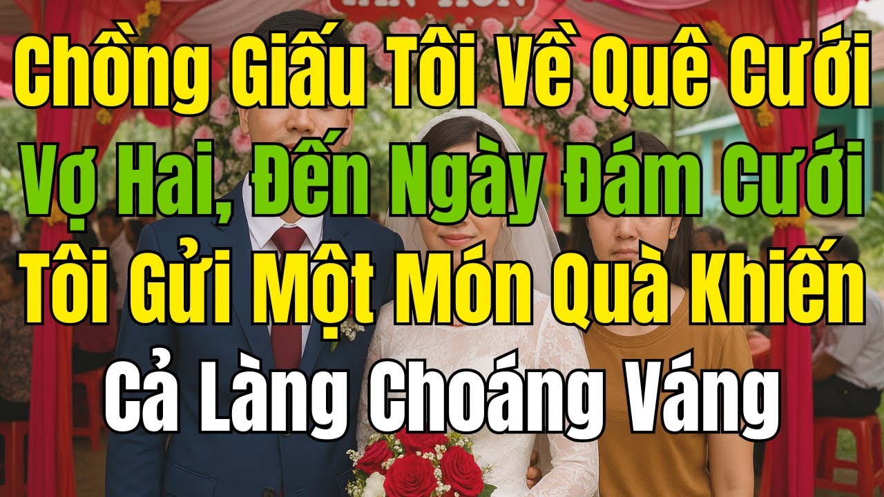 Chồng Giấu Tôi Về Quê Cưới Vợ Hai, Đến Ngày Đám Cưới Tôi Gửi Một Món Quà Khiến Cả Làng Choáng Váng