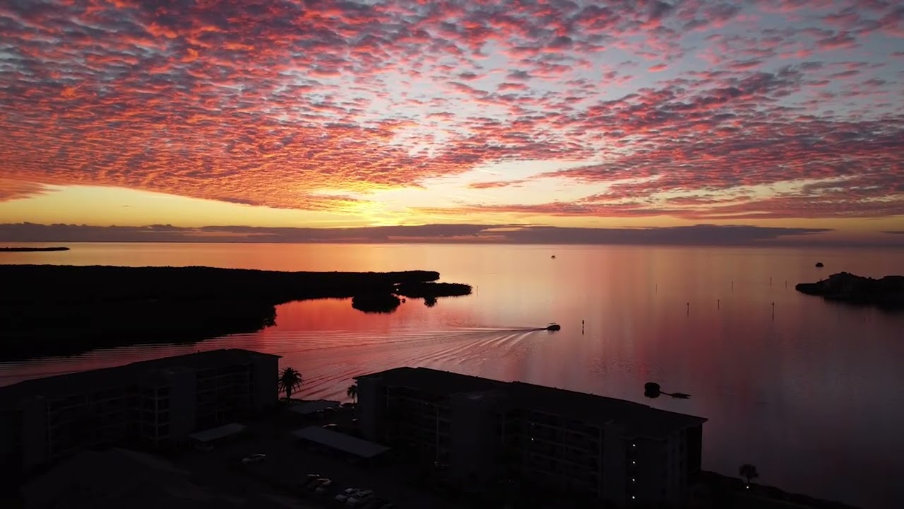 Drone flight tonight at the mouth of the Cotee River. Me singing Johnny Cash in the background.