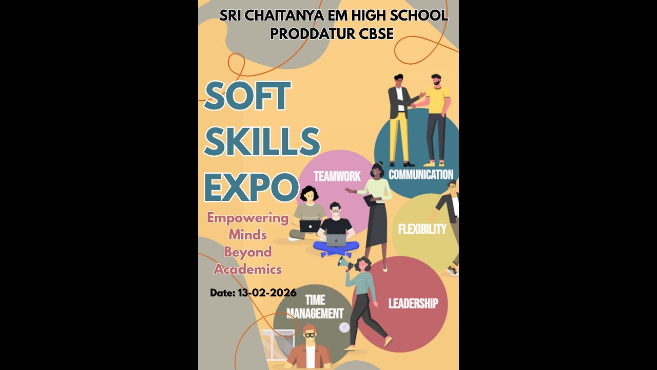 SOFT SKILLS EXPO | SRI CHAITANYA EM HIGH SCHOOL PRODDATUR CBSE